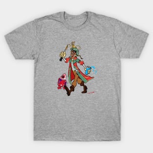 Hondo Ohnaka visits Galaxy's Edge (TechnoRetro Dads Version) T-Shirt